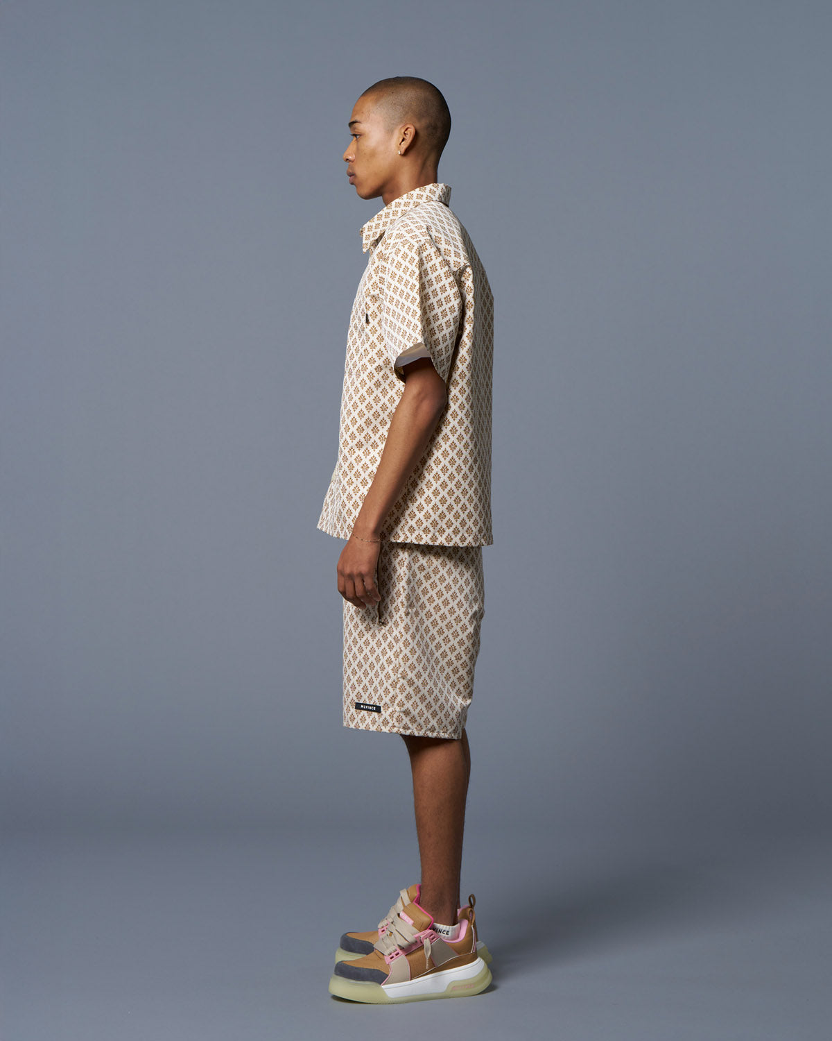 MONOGRAM S/S SHIRTS - CREAM