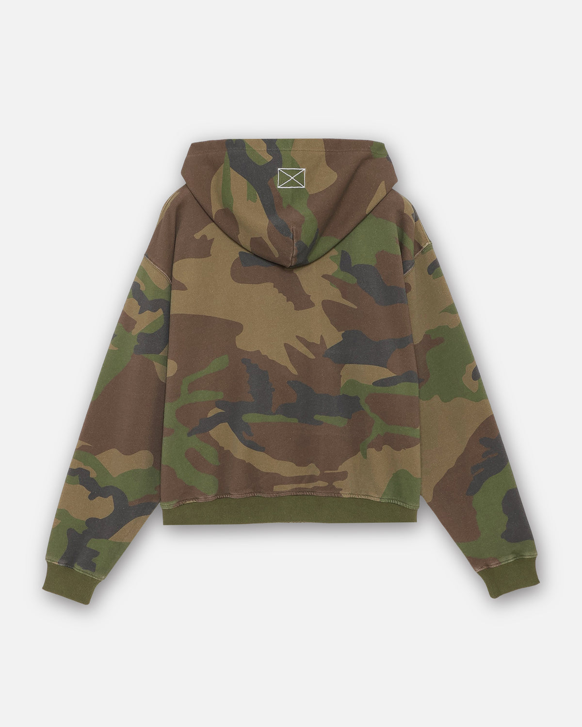 CLASSIC LOGO ZIP UP HOODY - WOODLAND