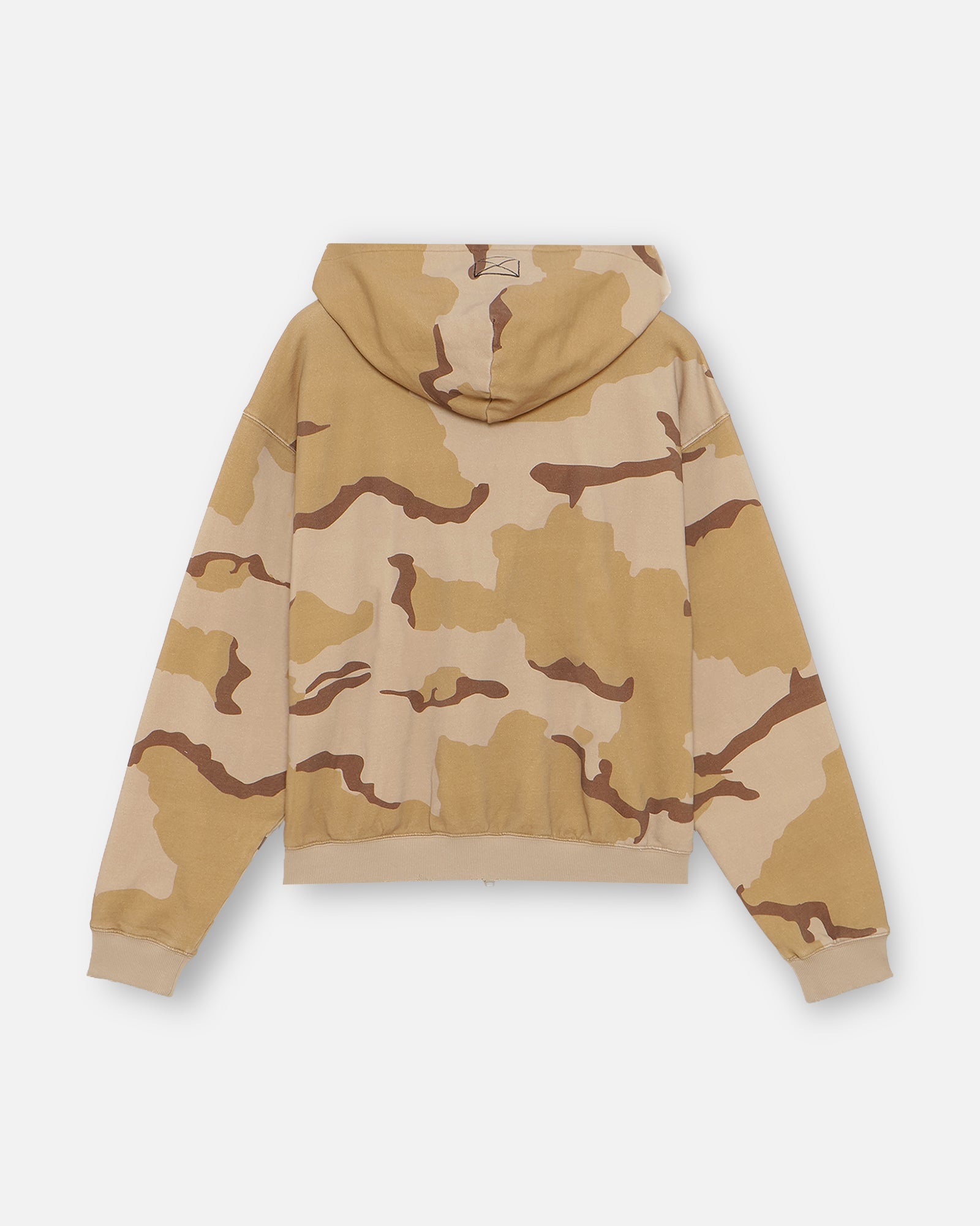 CLASSIC LOGO ZIP UP HOODY - DESERT