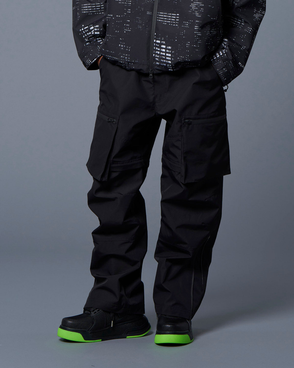 2WAY UPTOWN CARGO PANTS - BLACK