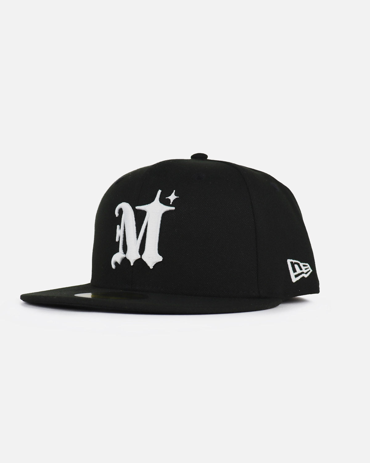 NEW ERA® 59FIFTY AUTHENTIC LOGO CAP - BLACK / WHITE