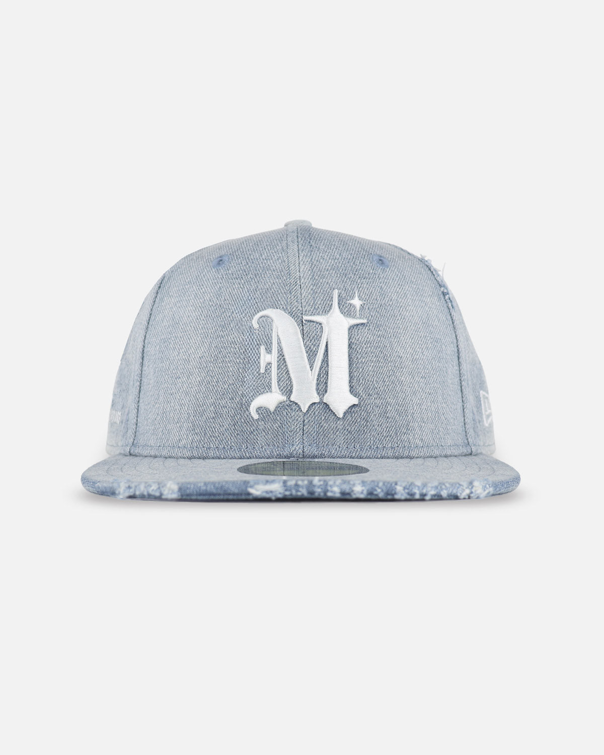 NEW ERA® 59FIFTY AUTHENTIC LOGO CAP - LIGHT INDIGO / WHITE