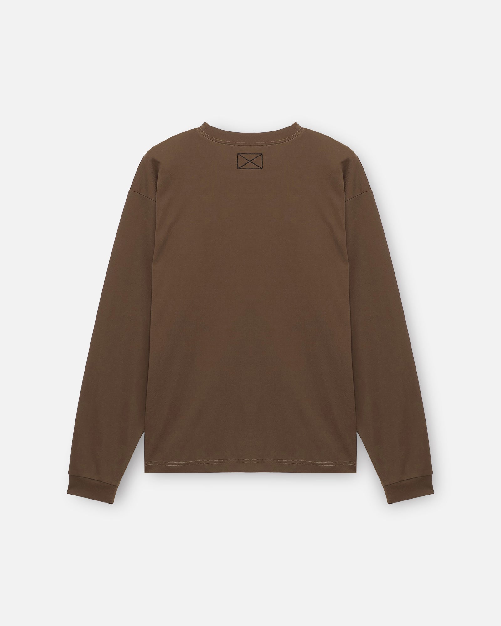 CLASSIC LOGO BOX LS TEE - OLIVE