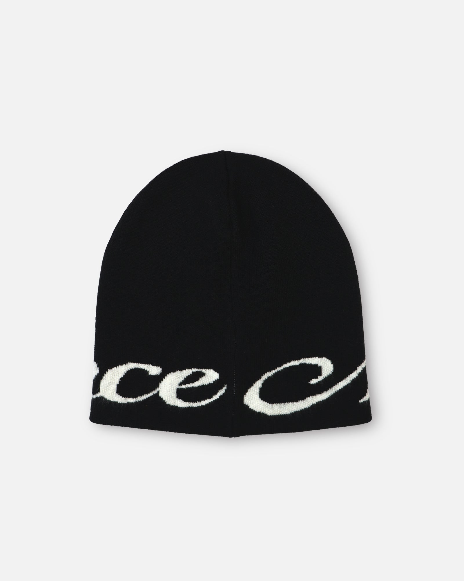 SCRIPT LOGO BEANIE - BLACK