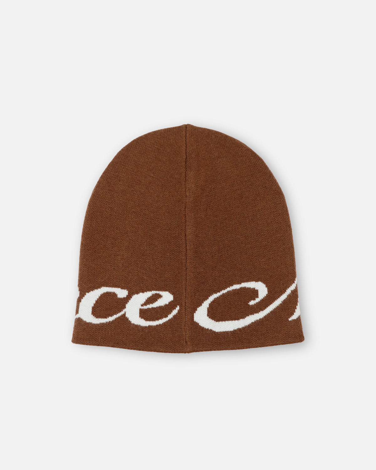 SCRIPT LOGO BEANIE - BROWN