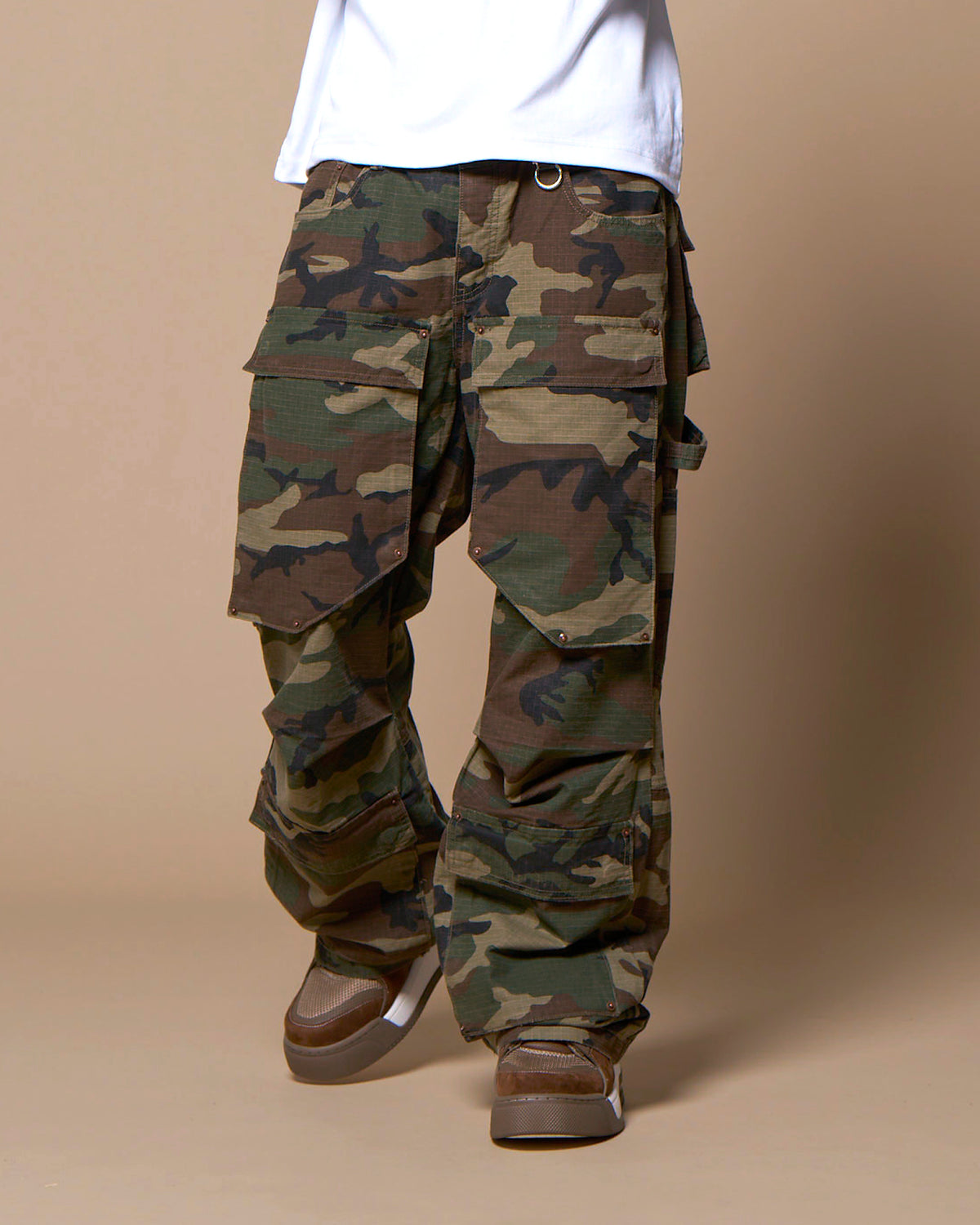 CARPENTER CARGO PANTS - CAMO