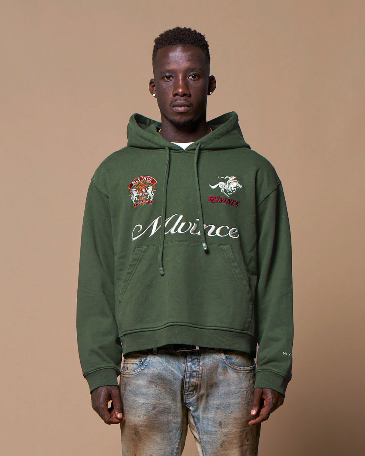 SCRIPT LOGO HOODY - GREEN