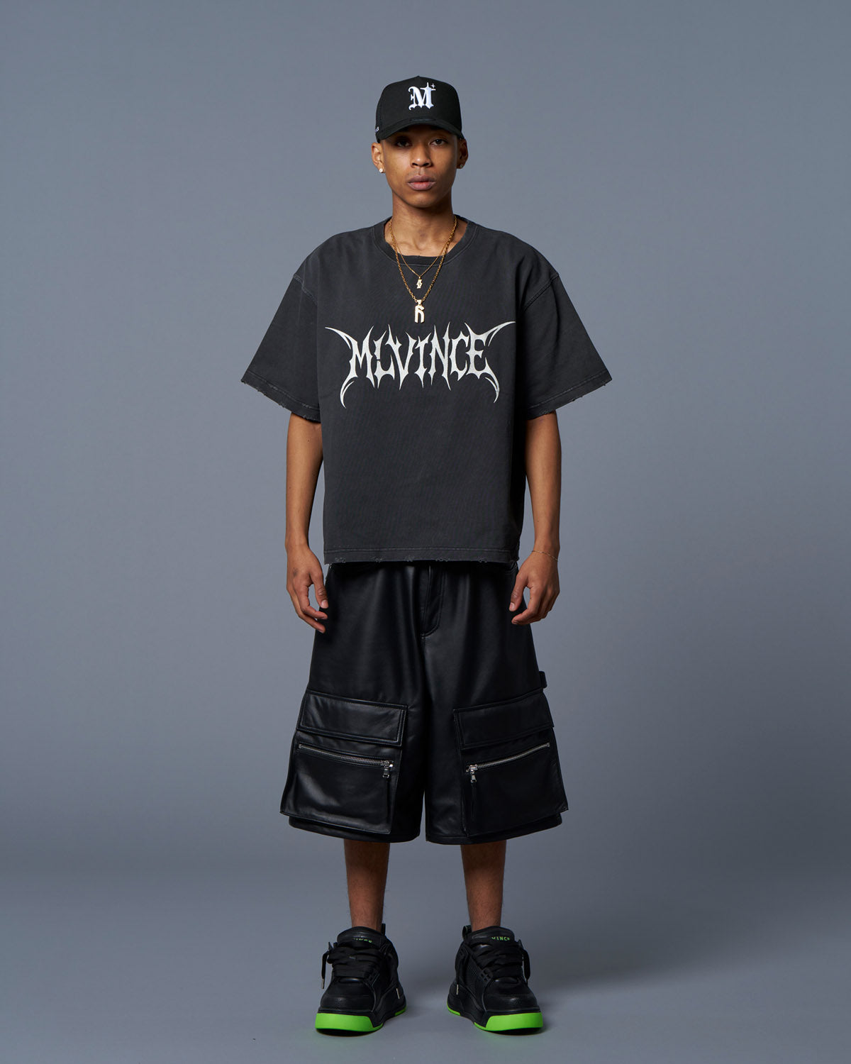 NOISE LOGO BIG TEE - WASHED BLACK