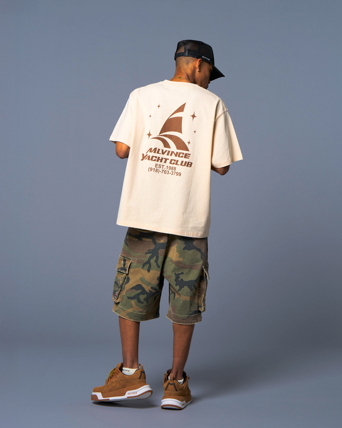 YACHT CLUB S/S TEE - BEIGE
