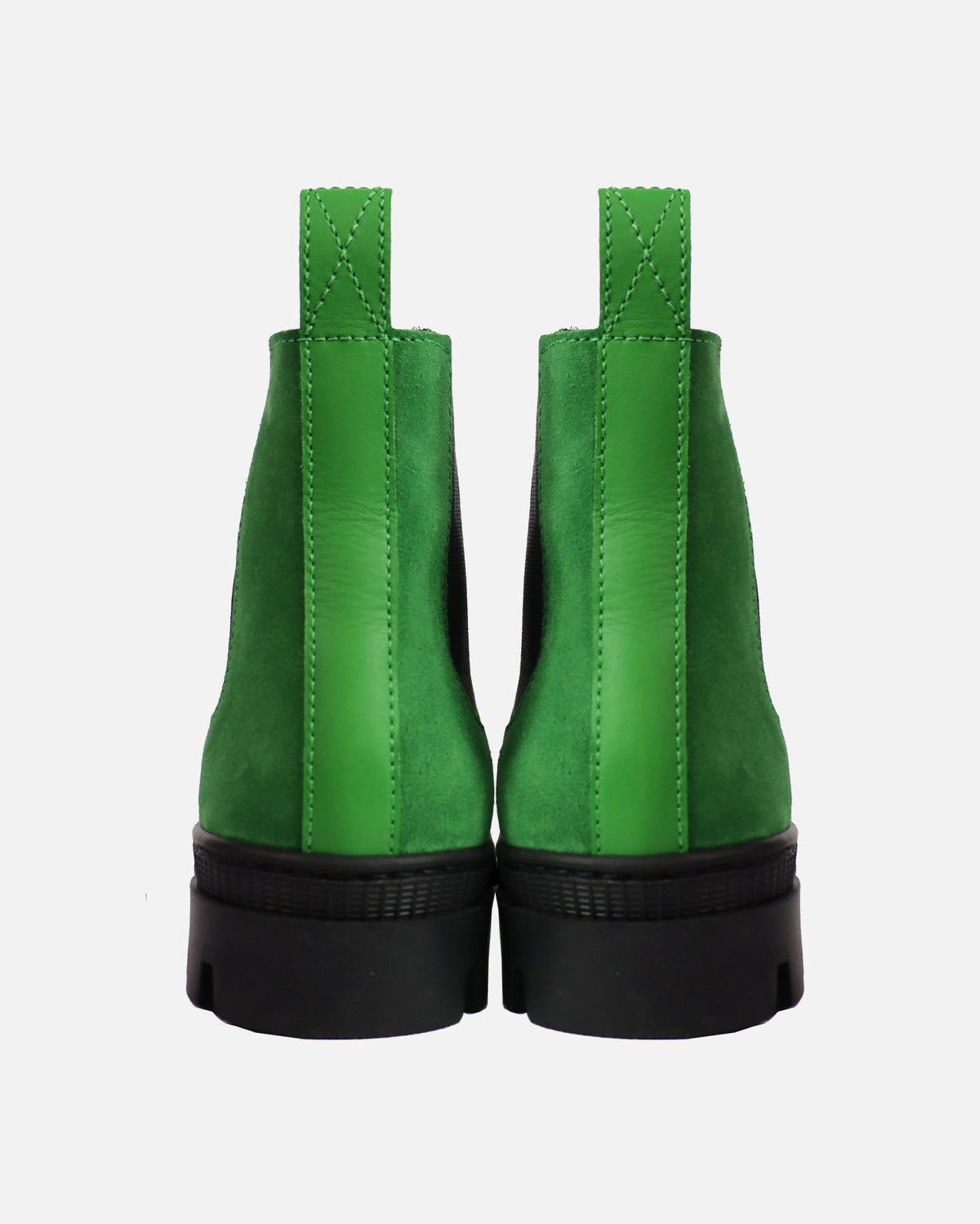 COMBAT CHELSEA BOOTS - GREEN